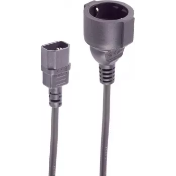 SHIVERPEAKS IEC C14 -adapterikaapeli, CEE 7/3, 1 mm², UPS, 2 m (BS09-07035)