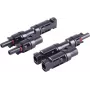 SHIVERPEAKS PV4 T-adapterisarja, 2-1-haaroitin, IP68, 1500V DC, 30A, musta (BS02-21012)