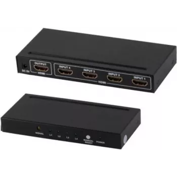 SHIVERPEAKS S-Conn 05-02004 VGA-jakaja 4-porttinen 250 MHz aktiivinen videosignaalin jakovahvistin