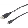 SHIVERPEAKS S-Conn 77183-HQ 3 m USB-A - Micro-USB-B liitin-liitin musta USB-kaapeli