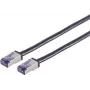 SHIVERPEAKS S/CONN maximum connectivity Cat. 6A Flex S/FTP patchkaapeli, 1,0 m, musta 08-28025