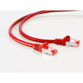 SHIVERPEAKS S/CONN maximum connectivity Cat 6A S/FTP PIMF halogeeniton GHMT-sertifioitu patchkaapeli, punainen, 0,15 m (75711-A0.15R)