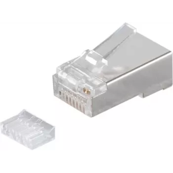 SHIVERPEAKS S/CONN maximum connectivity Cat.6a suojattu RJ45-modulaariliitin, 8P8C, kullatut 50µ-kontaktit, asennusaputyökalulla (72061-R)
