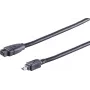 SHIVERPEAKS S CONN Maximum Connectivity FireWire-kaapeli, IEEE 1394B 9-pin uros IEEE 1394A 4-pin uros, 1,8 m, musta 77312