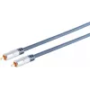SHIVERPEAKS S/CONN maximum connectivity Home-Cinema RCA - RCA kaapeli, 1,0 m, kullatut koskettimet, kromatut metalliliittimet, musta 90022-1MHQ
