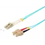 SHIVERPEAKS S/CONN Maximum Connectivity LC/SC duplex kuitu-patchkaapeli, OM3 50/125µm, aqua, 5,0 m (77955/3)