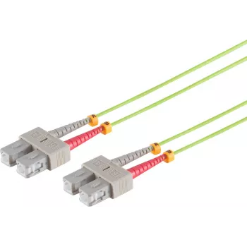 SHIVERPEAKS S/CONN maximum connectivity LWL duplex -verkkokaapeli SC/SC 50/125µ OM5 limetinvihreä 5,0 m (07-510515)