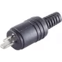 SHIVERPEAKS S/CONN maximum connectivity ruuvattava banaanipistoke, 4 mm, 24 k kullatut kontaktit, 6 mm², täysin eristetty, 1 kpl (54030-)