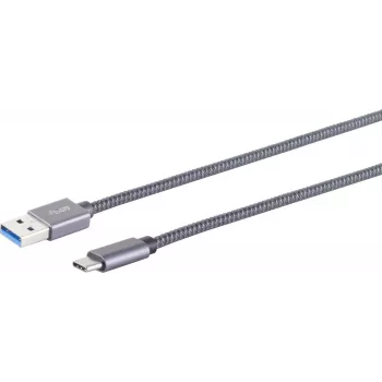 SHIVERPEAKS S/CONN Maximum Connectivity USB A-C -kaapeli - USB-A-adapterikaapeli, USB-C, 3.2 Gen 2, Pro, 1,5 m (13-38150)