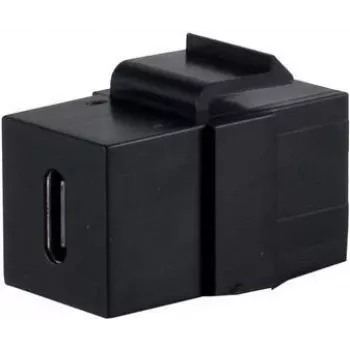 SHIVERPEAKS S/CONN maximum connectivity USB-C 3.1 Keystone -adapteri, 10 Gbps, naaras-naaras, musta (08-10040)