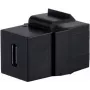 SHIVERPEAKS S/CONN maximum connectivity USB-C 3.1 Keystone -adapteri, 10 Gbps, naaras-naaras, musta (08-10040)