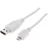 SHIVERPEAKS USB-A–Micro-USB-B-kaapeli, 1 m, USB 2.0, musta