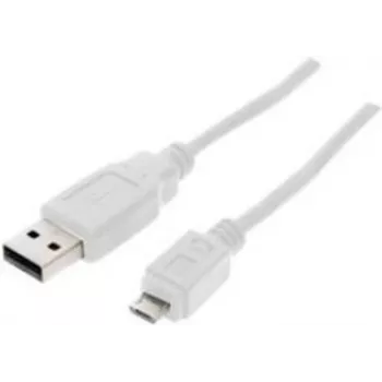 SHIVERPEAKS USB-A–Micro-USB-B-kaapeli, 1 m, USB 2.0, musta