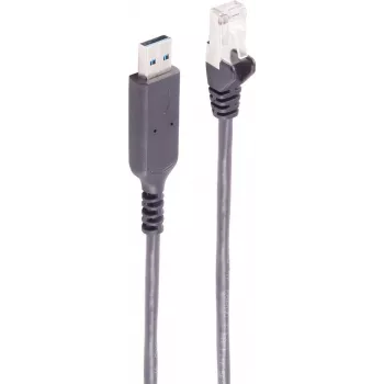 SHIVERPEAKS USB-A RJ45 Gigabit Ethernet -adapterikaapeli, 3m, musta BS13-52045