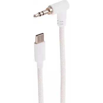 SHIVERPEAKS USB-C audiokaapeli, 3,5 mm kulma TRS, valkoinen, 2 m (BS14-06036)