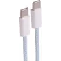 SHIVERPEAKS USB-C USB-C 240W PD 3.1 punottu tekstiililatauskaapeli, 2,5m, sininen BS14-22251