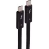 SHIVERPEAKS USB-C - USB-C Thunderbolt 5 UltraFlex -kaapeli, 240W, 2m, musta BS13-75035