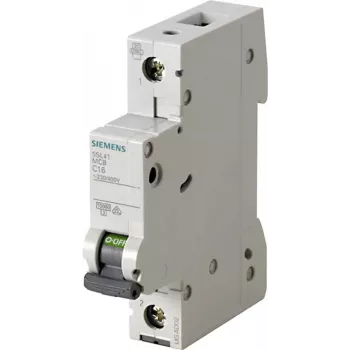 Siemens 5SL4102-7 johdonsuojakatkaisija 1-napainen C-käyrä 2 A 6 kA 230/400 V AC