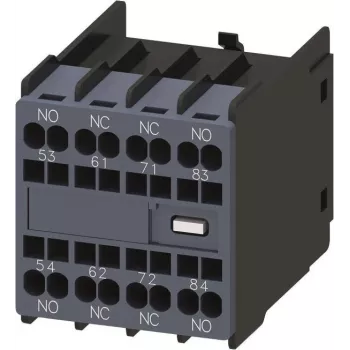 SIEMENS apukosketinlohko 2NO+2NC, koko S00/S0, ruuviliittimet, 3RH2911 sarja 3RH29112GA22