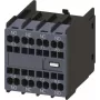 SIEMENS apukosketinlohko 2NO+2NC, koko S00/S0, ruuviliittimet, 3RH2911 sarja 3RH29112GA22