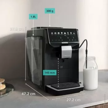 Siemens EQ500 iAroma TP553E07 kahviautomaatti, pianolakka musta