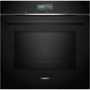 SIEMENS HM736GAB1 iQ700 kalusteisiin asennettava mikroaaltouuni, musta, 60 cm, Home Connect