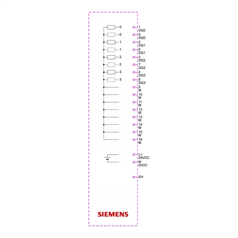 SIEMENS SIMATIC ET 200SP digitaalilähtömoduuli DQ 4x24VDC/2A ST (6ES7132-6BD21-0BA0)