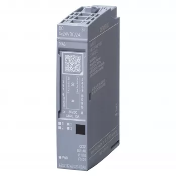 SIEMENS SIMATIC ET 200SP digitaalilähtömoduuli DQ 4x24VDC/2A ST (6ES7132-6BD21-0BA0)