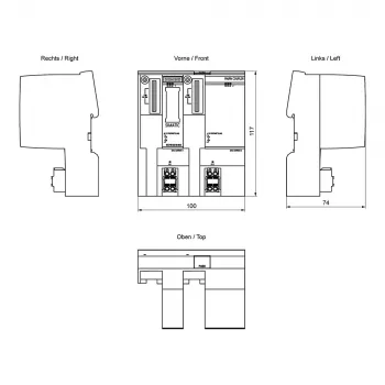 SIEMENS SIMATIC PN/PN Coupler 6ES7158-3AD10-0XA0 | PROFINET IO -kytkin verkkoliitäntään