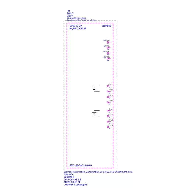 SIEMENS SIMATIC PN/PN Coupler 6ES7158-3AD10-0XA0 | PROFINET IO -kytkin verkkoliitäntään