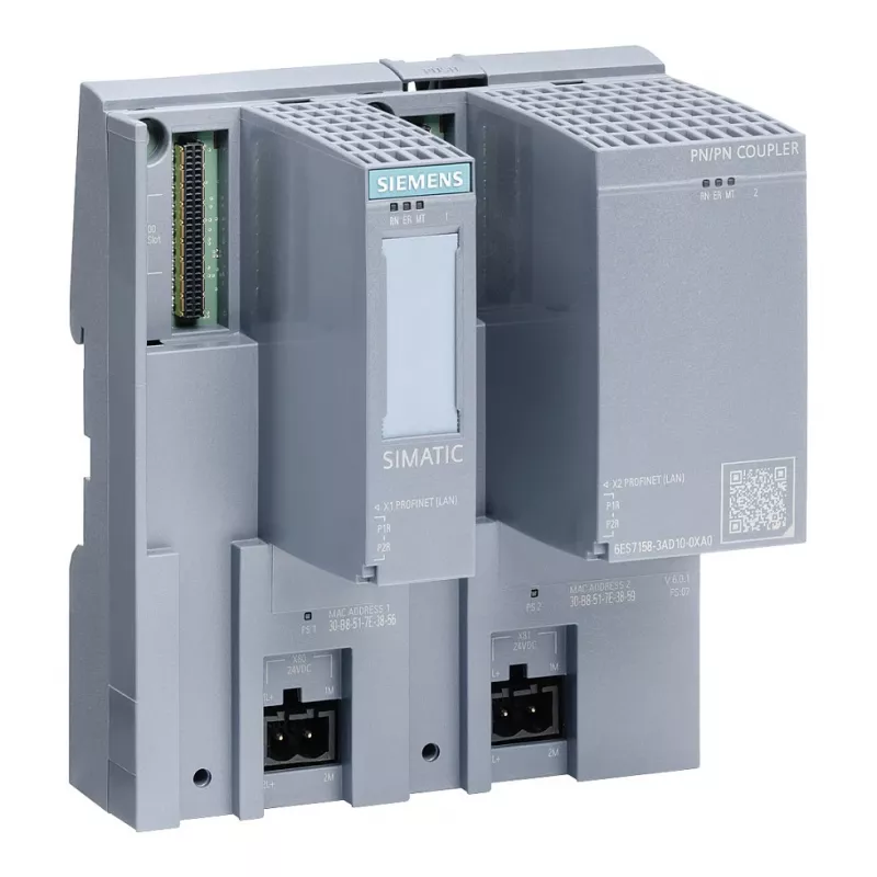 SIEMENS SIMATIC PN/PN Coupler 6ES7158-3AD10-0XA0 | PROFINET IO -kytkin verkkoliitäntään