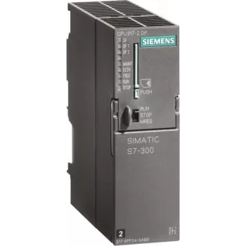 Siemens SIMATIC S7-300 CPU 317-2 DP, 1 MB työmuisti, MPI/DP- ja PROFIBUS DP -liitännät, 24V DC, DIN-kiskokiinnitys 6ES73172AK140AB0