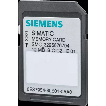 SIEMENS SIMATIC S7 -muistikortti 24MB Flash S7-1200/S7-1500/SINAMICS (6ES7954-8LE03-0AA0)