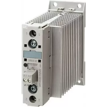 Siemens SIRIUS 3RF23 puolijohdekontaktori, 1-vaiheinen, 30 A, 48-460 V AC, 24 V DC ohjaus, nollapisteohjaus, ruuviliittimet, DIN-kisko 3RF2330-1AA04
