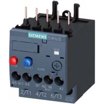 Siemens SIRIUS 3RU2 terminen ylikuormitusrele 0,9-1,25 A, luokka 10, S00, ruuviliittimet, 1NO+1NC 3RU21160KB0