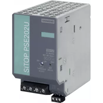 Siemens SITOP PSU8600 puskurimoduuli 6EP1961-3BA21, 24 V DC, 100 W, 200 ms, kondensaattoripohjainen, DIN-kisko