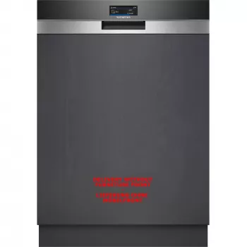 SIEMENS SN57TS00CE iQ700 täysin integroitu astianpesukone (harjattu ruostumaton teräs/musta, 60 cm, Home Connect)
