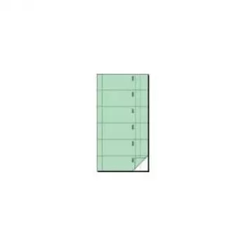 SIGEL BO096 kuitikirja, 105 x 200 mm, itsejäljentävä 2-osainen, 60 sarjaa, 360 rei'itettyä kuittia, valkoinen/keltainen
