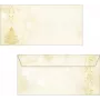 SIGEL DU083 Graceful Christmas DIN pitkät kirjekuoret, liimattavat, 90 g/m², 50 kpl