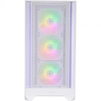 SILENTWARE Flow 110 ARGB White Tempered Glass Mid-Tower-kotelo