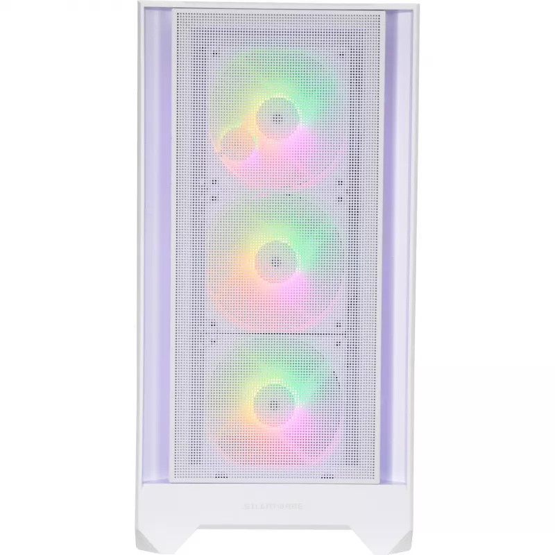 SILENTWARE Flow 110 ARGB White Tempered Glass Mid-Tower-kotelo