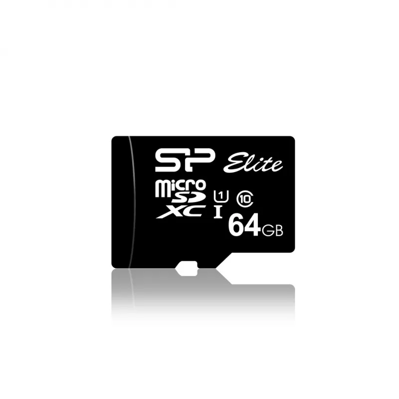 Silicon Power 64GB microSDXC UHS-I Class 10 U1 V10 muistikortti