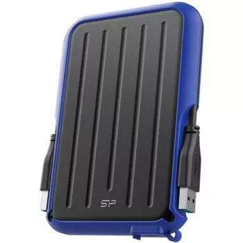 Silicon Power Armor A66 1TB ulkoinen kiintolevy USB 3.2 Gen 1, kestävä, IPX4 roiskevesisuojattu, musta punaisin korostuksin