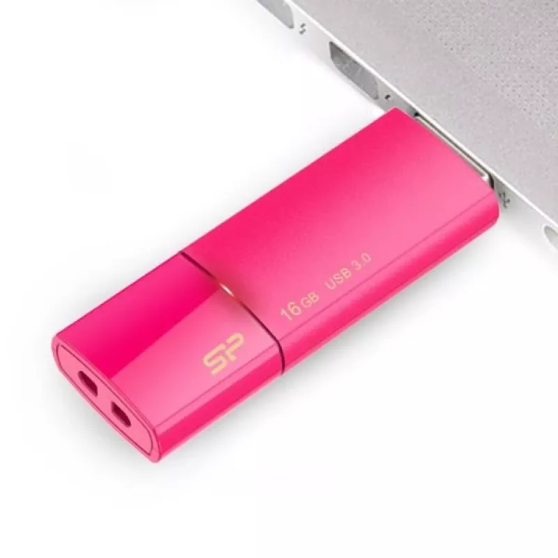 Silicon Power Blaze B05 16GB USB 3.0 -muistitikku, pinkki (SP016GBUF3B05V1H)