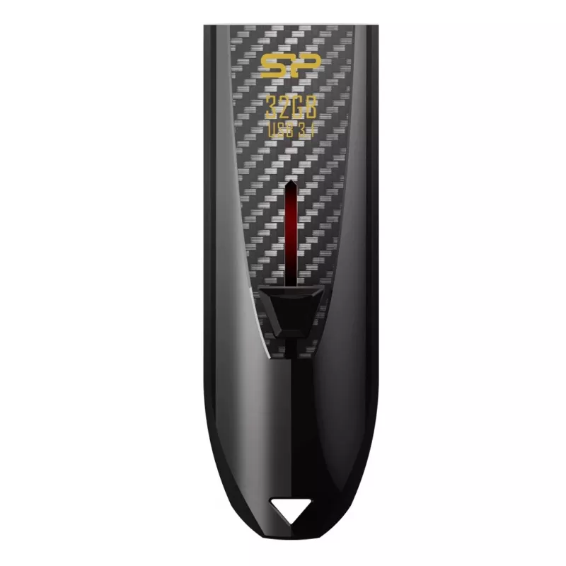 Silicon Power Blaze B25 32GB USB 3.2 Gen 1 -flash-asema, sisäänvedettävä liitäntä, musta