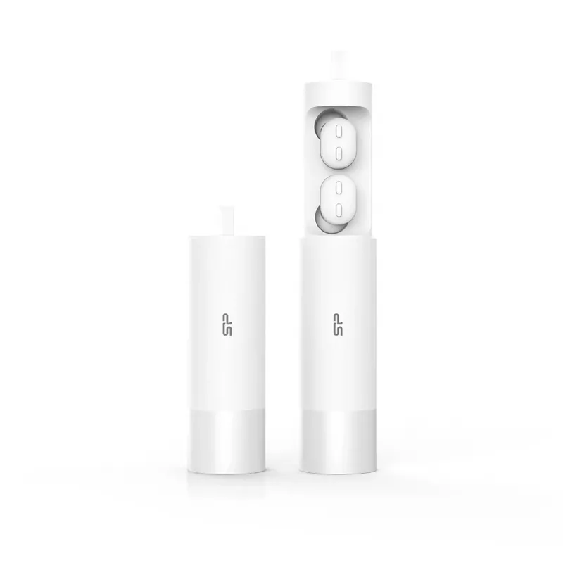 Silicon Power Blast Plug BP81 Bluetooth-nappikuulokkeet, vedenpitävät IPX5, valkoinen (SP5MWASYBP81BT0W)