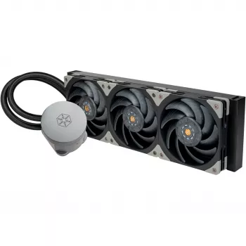 SilverStone Hailstone 360 Black All-in-One nestemäinen CPU-jäähdytin 360mm ARGB