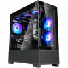 SilverStone Lucid 05 Black 270° Panoramic Glass Design Mid-Tower-kotelo