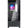 SilverStone Lucid 05 Black 270° Panoramic Glass Design Mid-Tower-kotelo