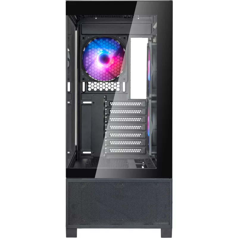 SilverStone Lucid 05 Black 270° Panoramic Glass Design Mid-Tower-kotelo